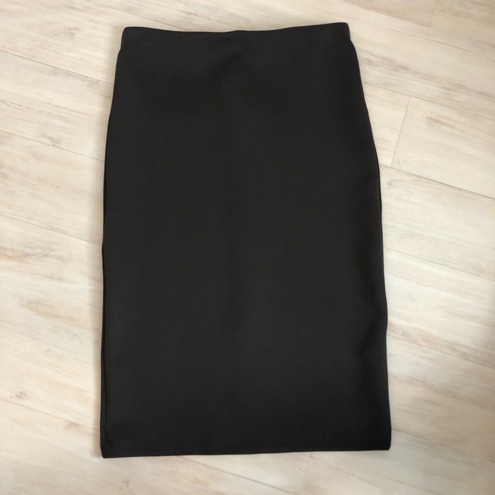 Foreign Exchange dark gray pencil skirt